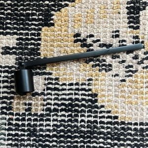 Black candle snuffer